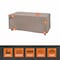 Modern Leisure Garrison Patio Ottoman/Coffee Table/Fire Pit Cover, Waterproof, 48in. Lx25in. Wx18in. H, Sandstone 3077 - alternate 8